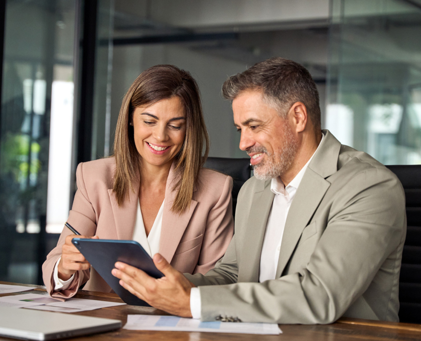 Business Owner Talking With Advisor