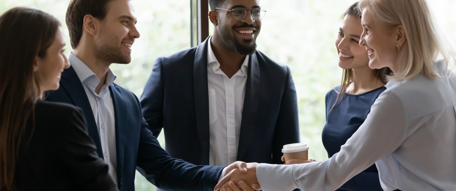 Business People Shaking Hands